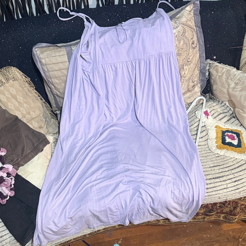 Lavender Sleeveless Maxi Dress